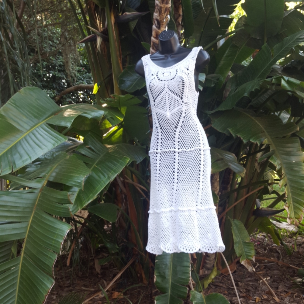 Boston proper crochet lace  dress